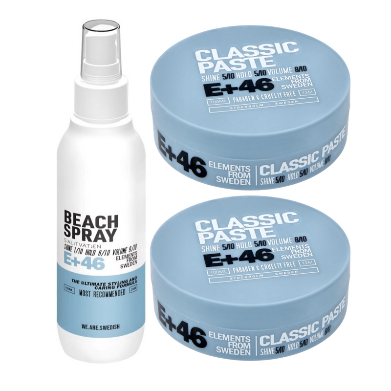 E+46 Beach Spray 150 ml + 2st Classic Paste 100 ml