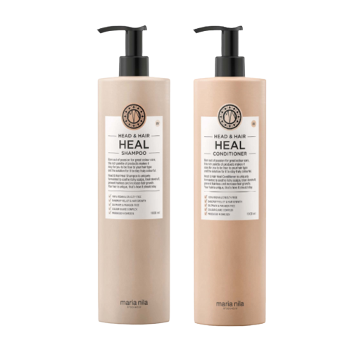 Maria Nila Head & Hair Heal Duo Shampoo & Conditioner 2x1000ml - Bombola, Paket, Maria Nila
