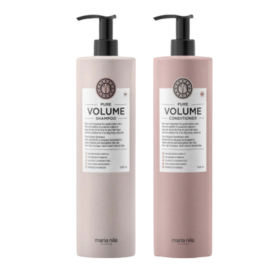 Maria Nila Pure Volume Shampoo & Conditioner 2x1000ml - Bombola, Paket, Maria Nila